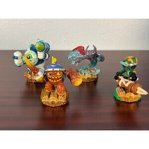 Activision Skylanders 2015 Lot of 4 Dive Clops Dark Spitfire Eon Elite Eruptor